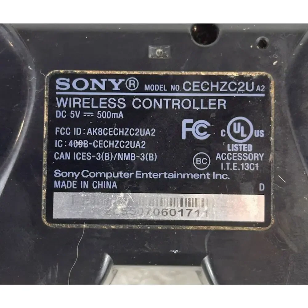 Sony Playstation PS3 DualShock 3 Wireless Controller OEM Black CECHZC2U